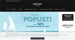 Desktop Screenshot of natuzzi.si