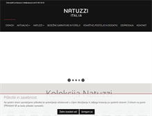Tablet Screenshot of natuzzi.si