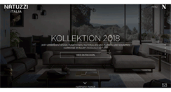 Desktop Screenshot of natuzzi.de