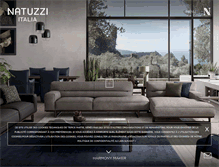 Tablet Screenshot of natuzzi.be